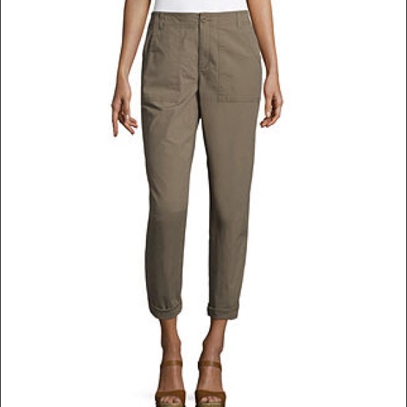 liz claiborne poplin cargo pants